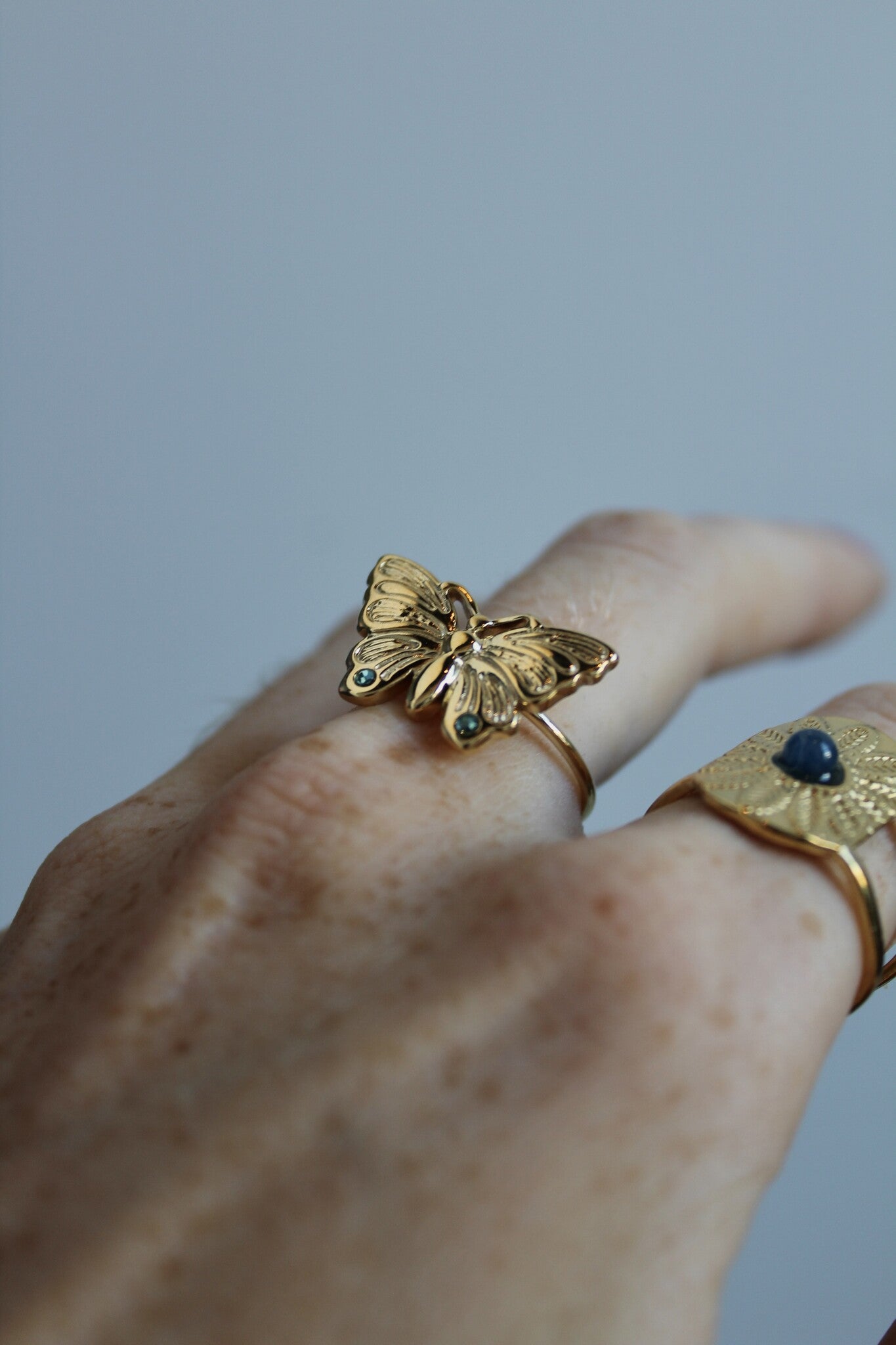 Butterfly - Ring - Stainless Steel - Verstelbaar