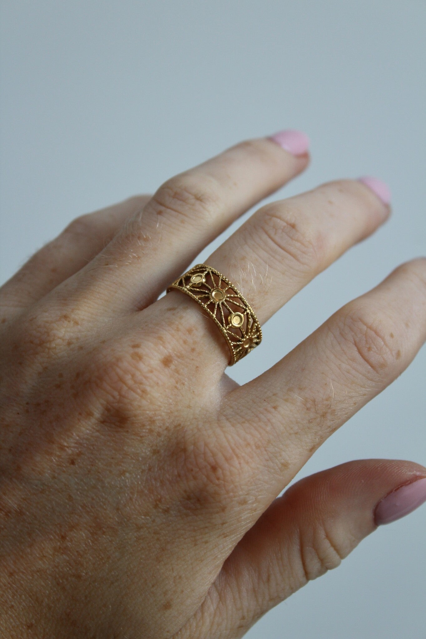 Sola - Bague - Acier inoxydable - Ajustable