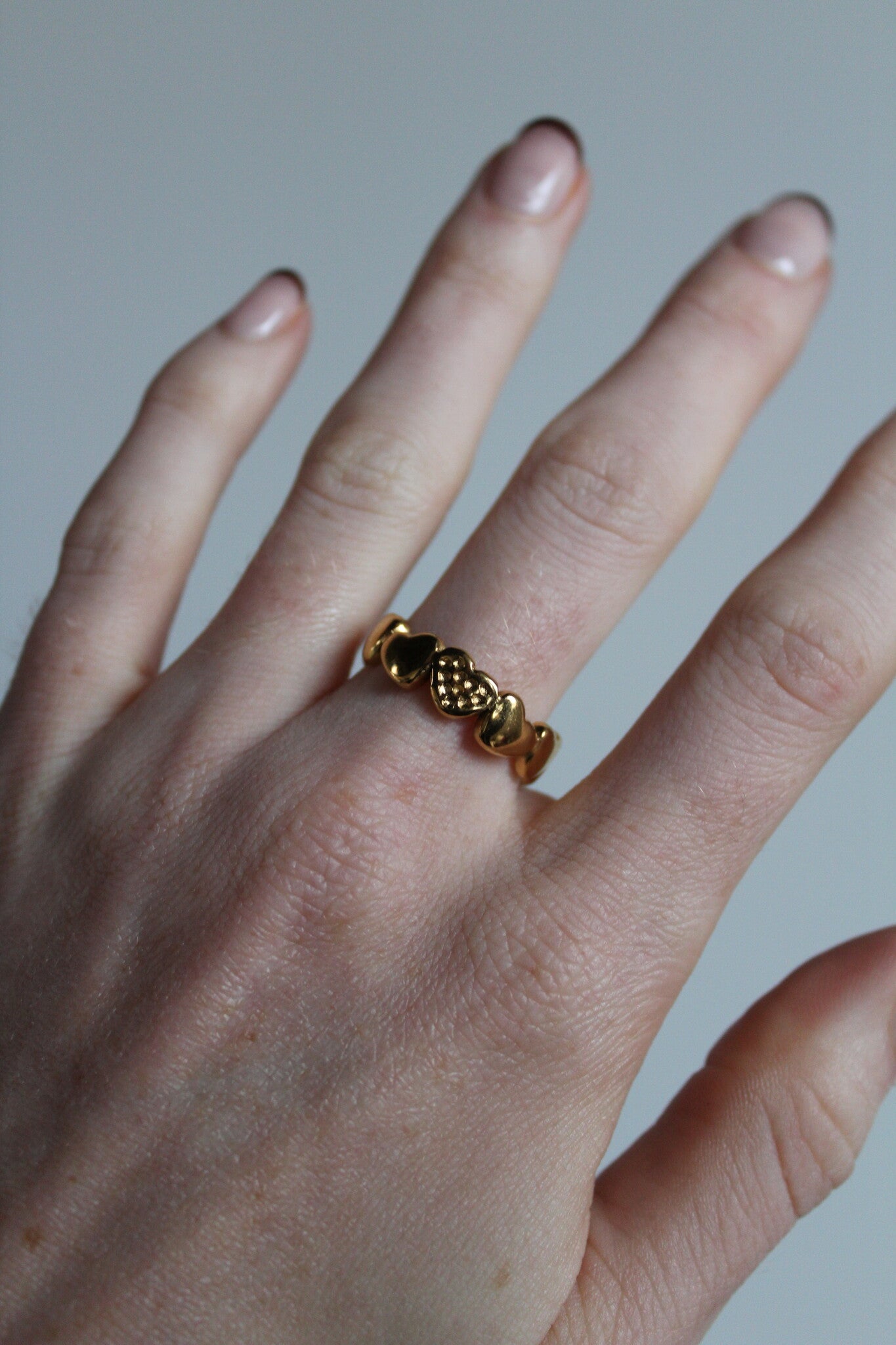 Lover - Anneau - Acier inoxydable - Ajustable