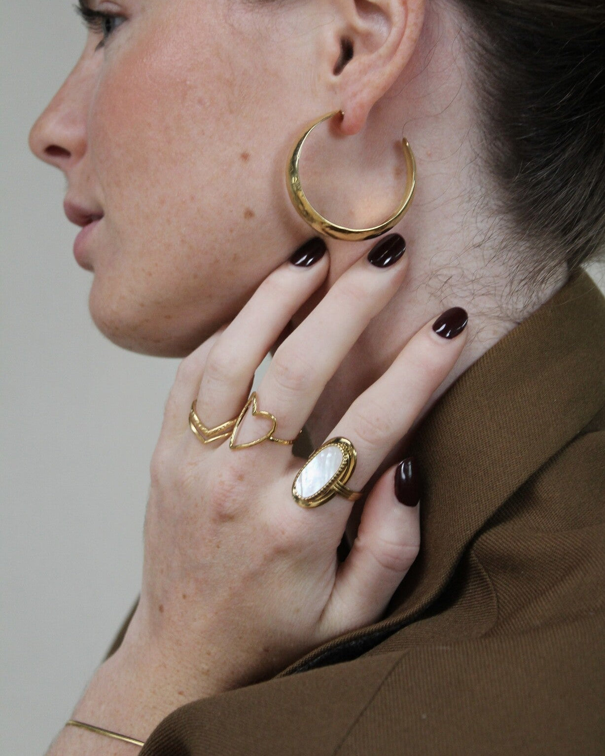 Amoureux - Anello - Acciaio inossidabile - Regolabile