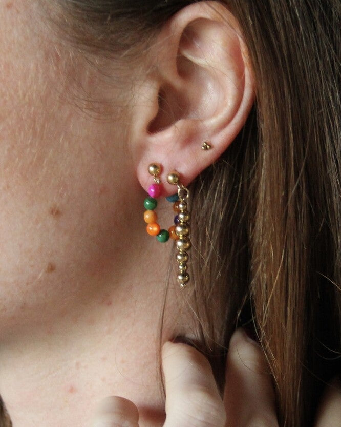 Babs - Pendientes - Acero inoxidable