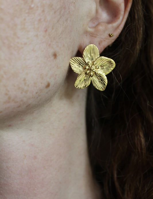 Fleur - Oorbellen - Stainless Steel