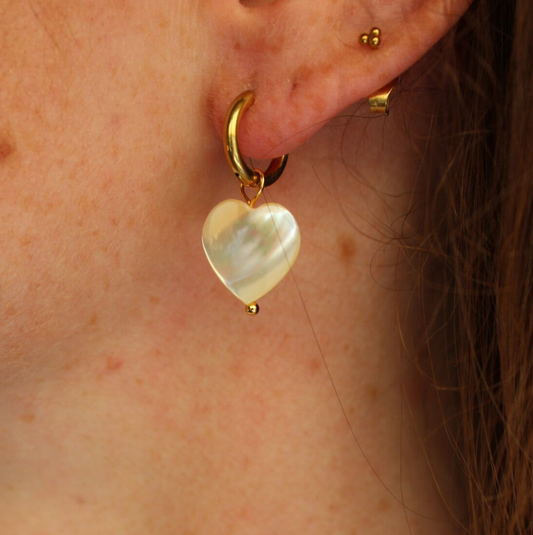 Big Heart - Oorbellen - Stainless Steel