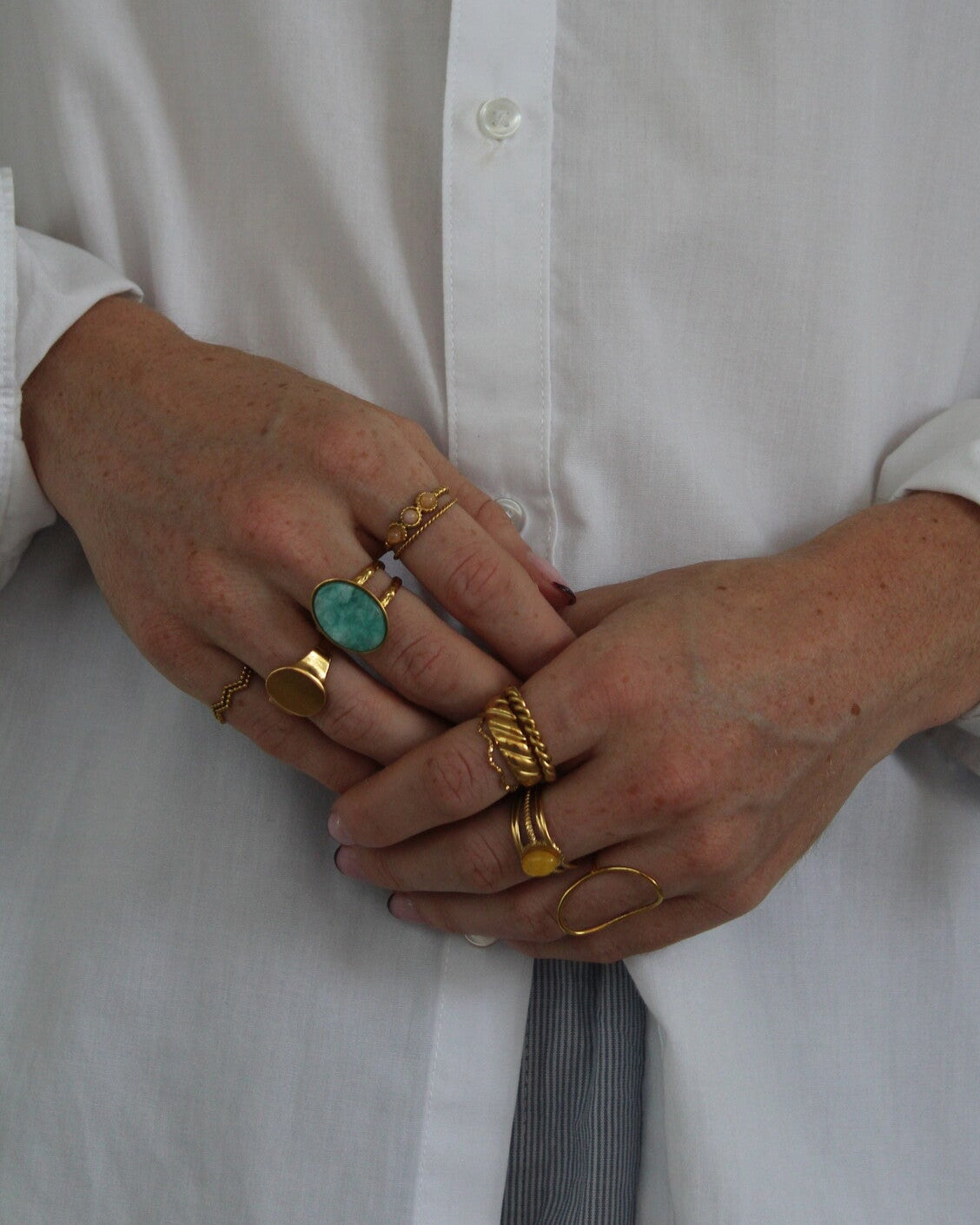 Julia - Ring - Stainless Steel - Adjustable