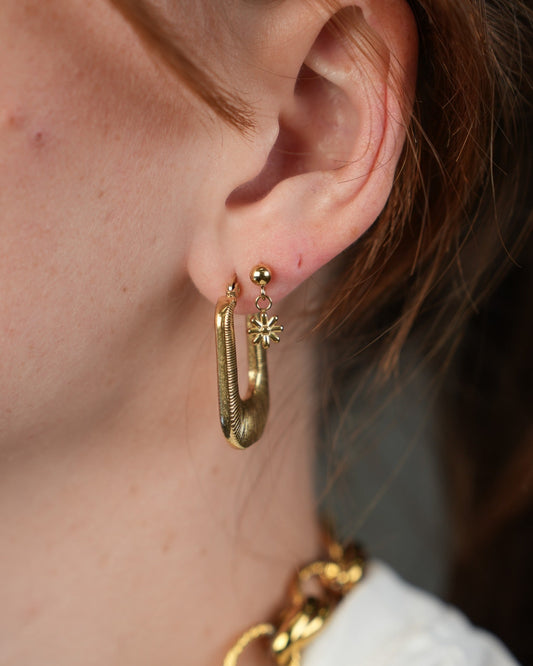 Gänseblümchen - Ohrstecker - Ohrringe - Edelstahl