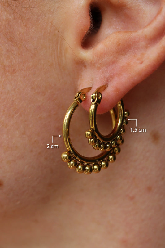 Floortje - Orecchini - Acciaio inossidabile